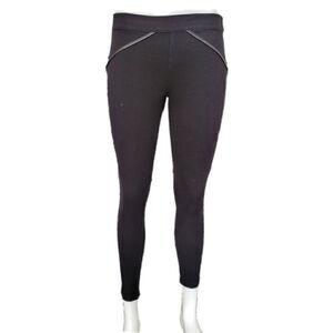 Petite XS Capri leggings black moto